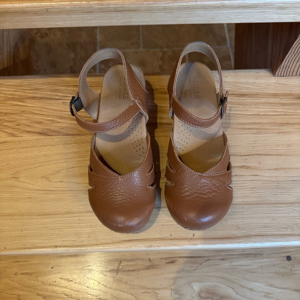 Sanita Margarthe Tan Leather Footwear